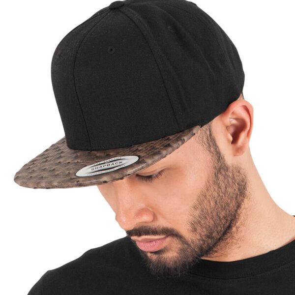 Leather snapback (6089LH) Thumbnail