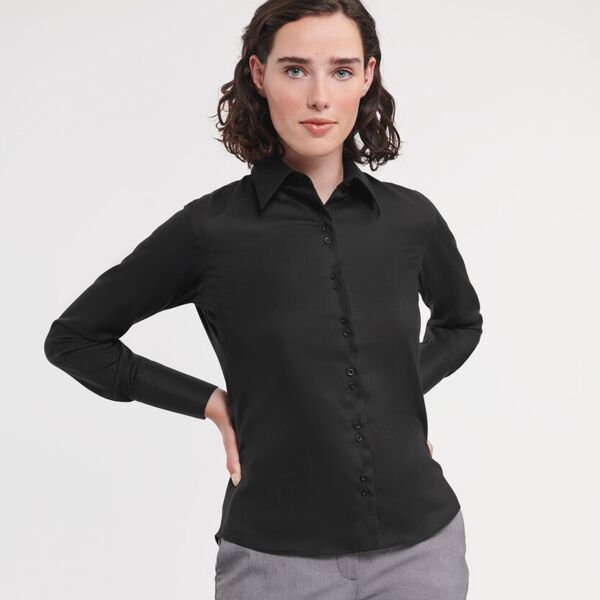 Women's long sleeve ultimate non-iron shirt Thumbnail